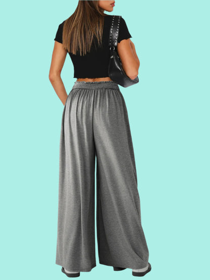 High Waist Wide Leg Pants