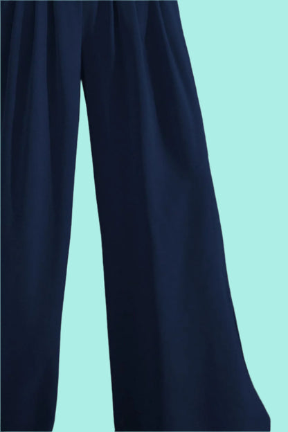 High Waist Pleated Wide Leg Pants