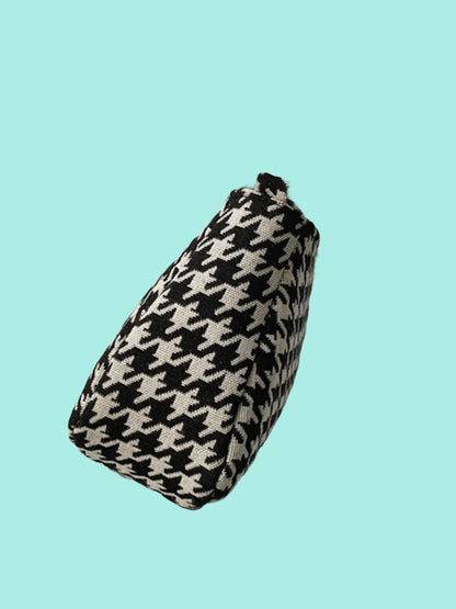 Houndstooth Polyester Handbag