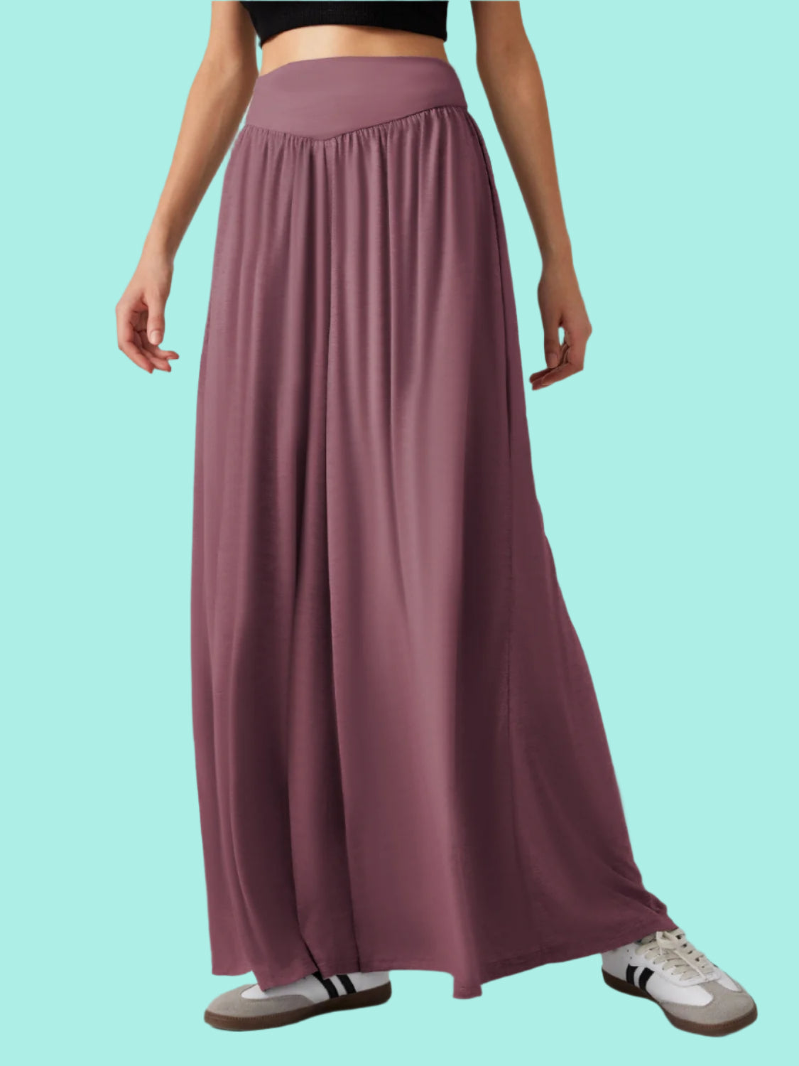 High Waist Wide Leg Pants