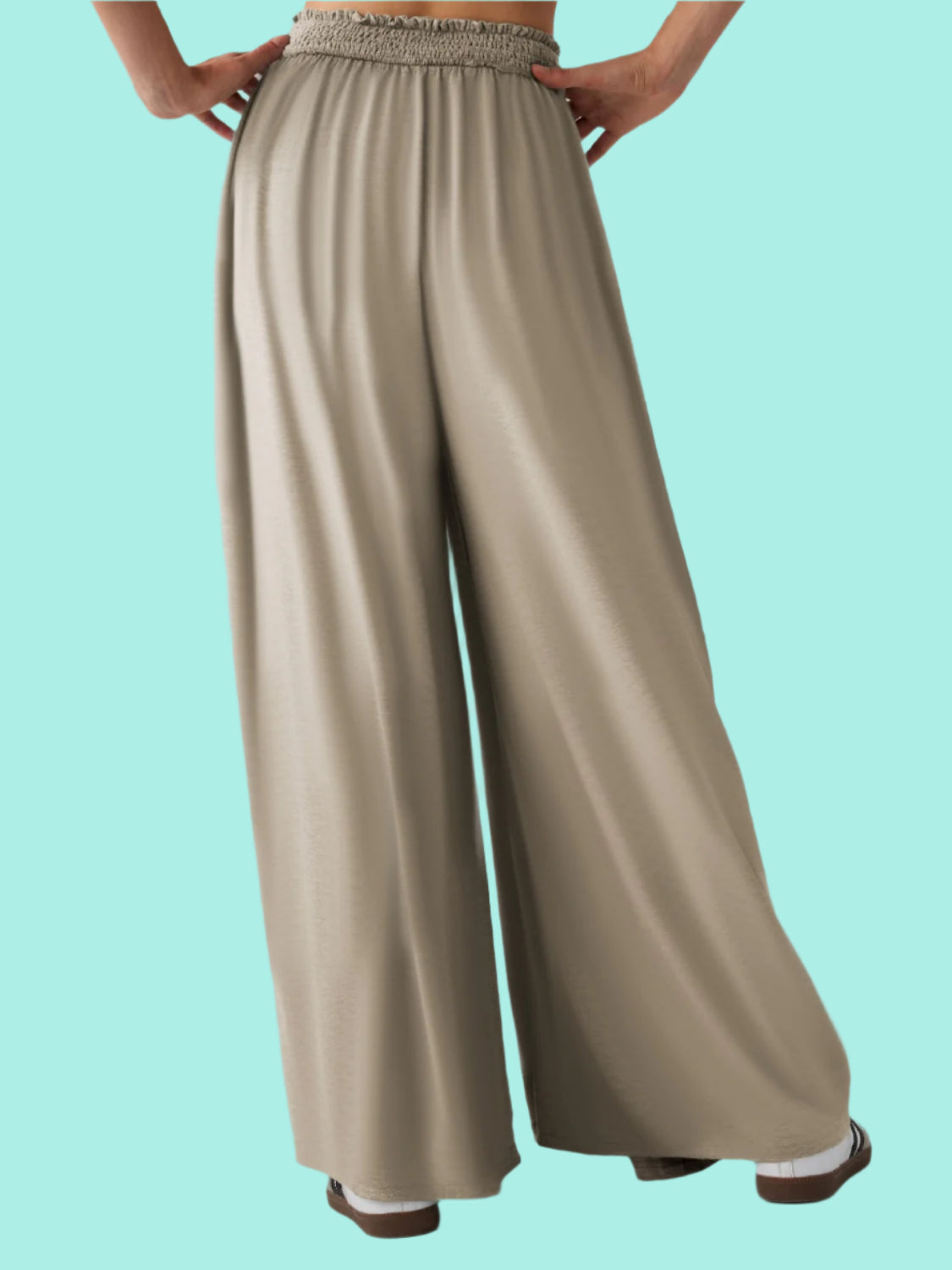 High Waist Wide Leg Pants