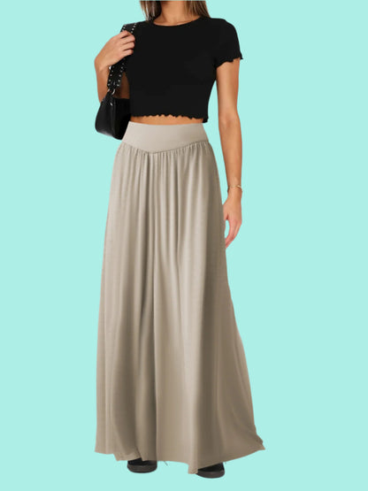 High Waist Wide Leg Pants