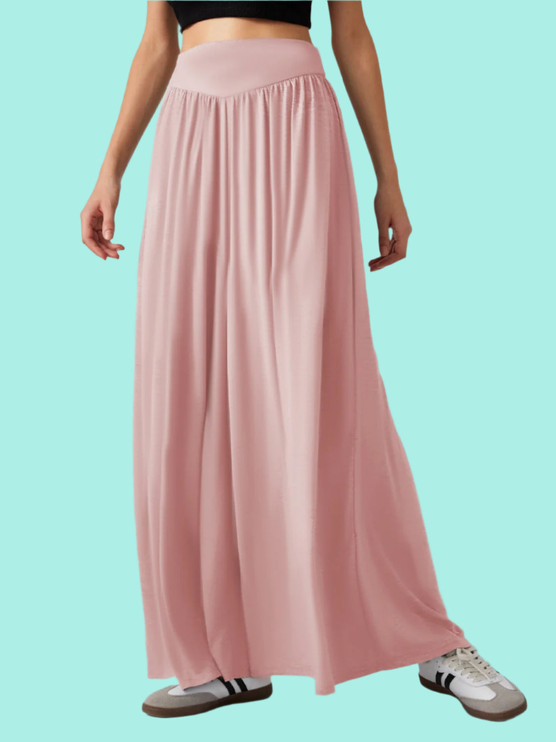 High Waist Wide Leg Pants