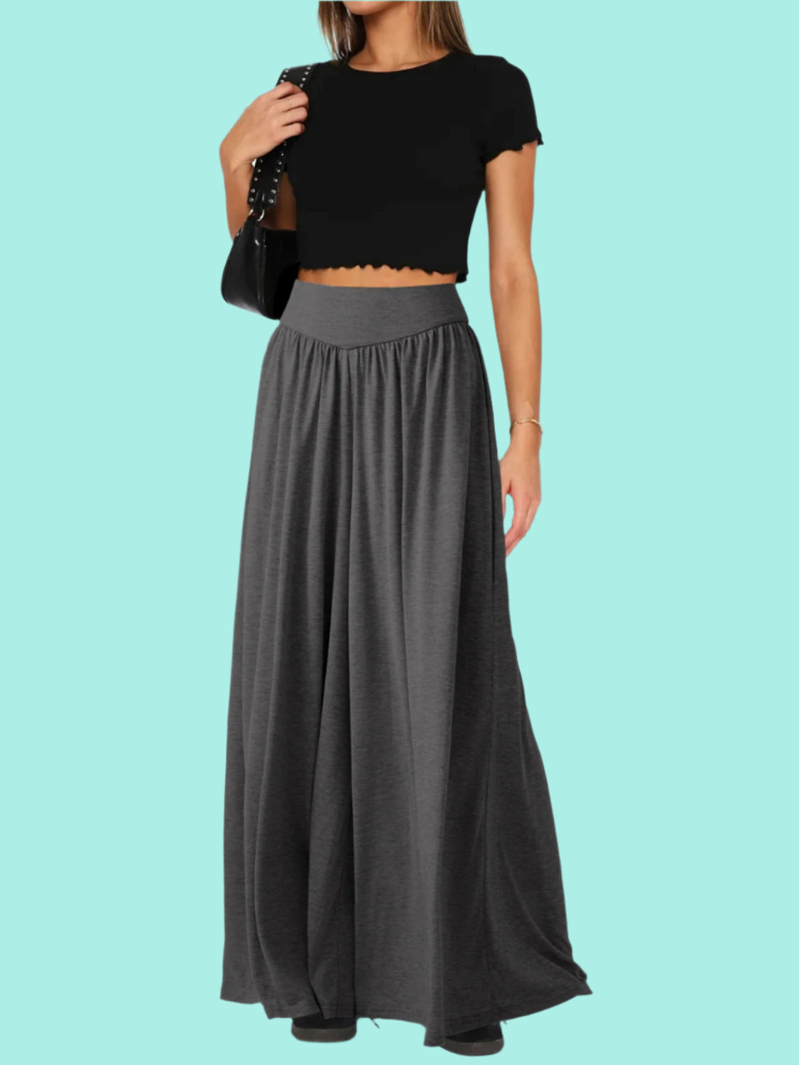 High Waist Wide Leg Pants